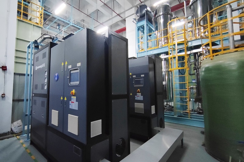 半導(dǎo)體廢水蒸發(fā)處理280kw電加熱導(dǎo)熱油爐「歐能機(jī)械」