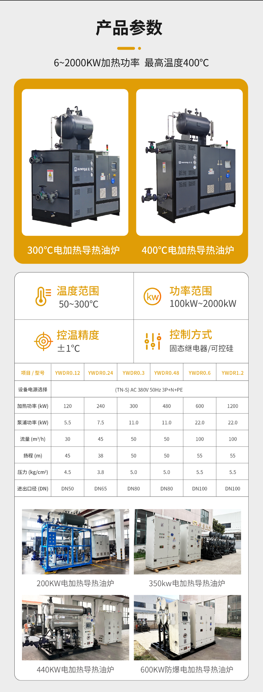 150KW電導熱油爐